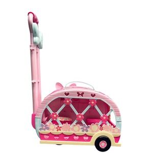 DISNEY MINNIE MOUSE FIGARO PET CARRIER ROLLING CAMPER WITH HANDLE - No Plush